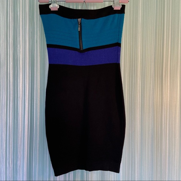 Multi Tone Knit Ribbed Dress Size XS - Picture 2 of 16